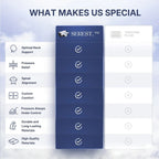 وسادة رغوة الذاكرة التقويمية للرقبة لتخفيف آلام الرقبة