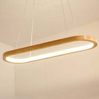 LumaWood LED Pendant Light With Wood Finish And Subtle Metal Accents