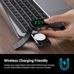 Kirrea Carbon Fiber Smartwatch-band met slanke aramidevezel beschermhoes