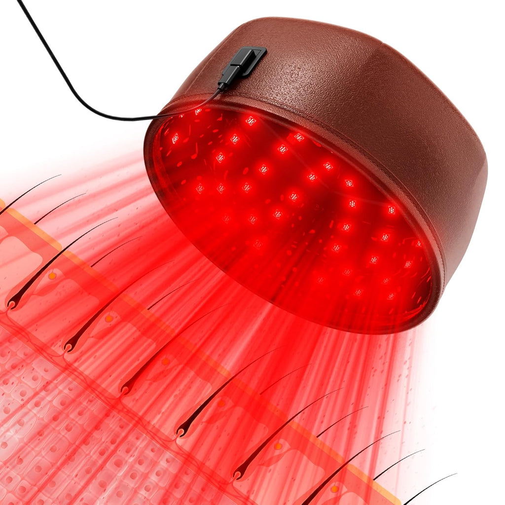 Bærbar laserhue til tyndt hår og daglig hovedbundspleje