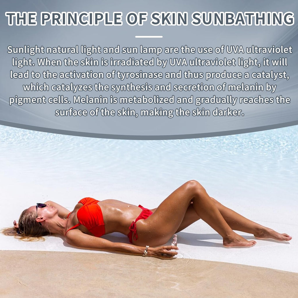 At-Home UV Tanning Lamp for Full Body and Targeted Sun-Like Skin Care