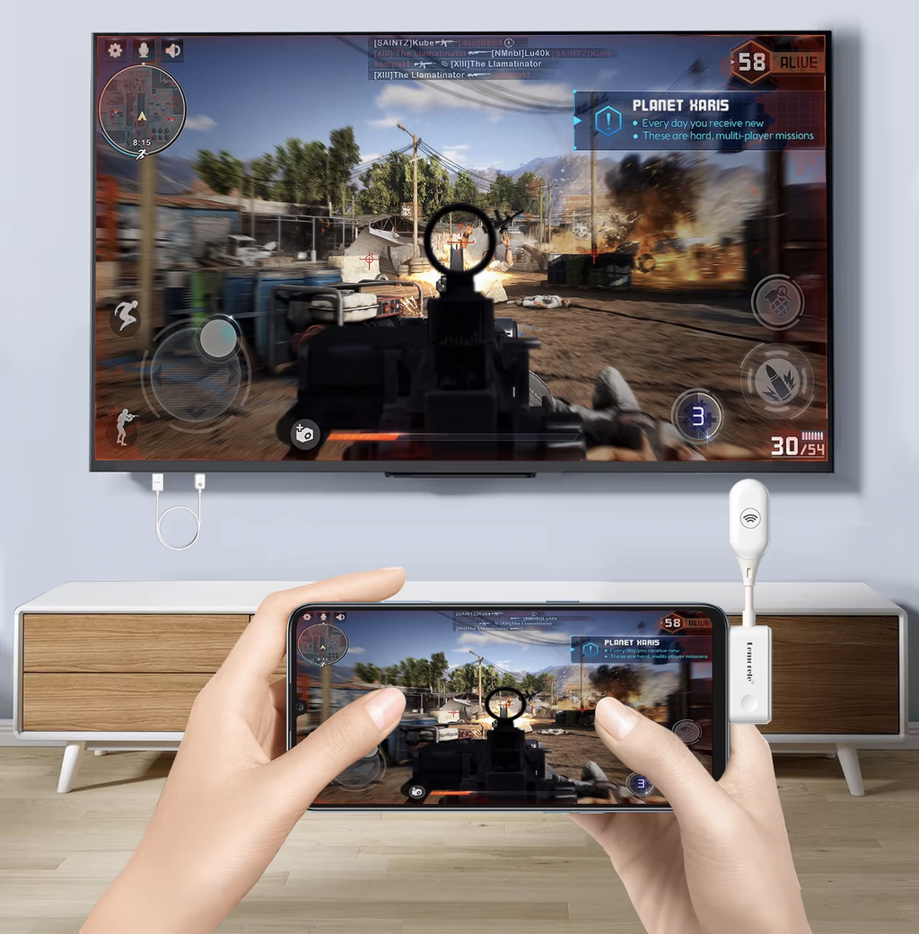 Plug-and-Play Wireless HDMI Transmitter and Receiver Kit