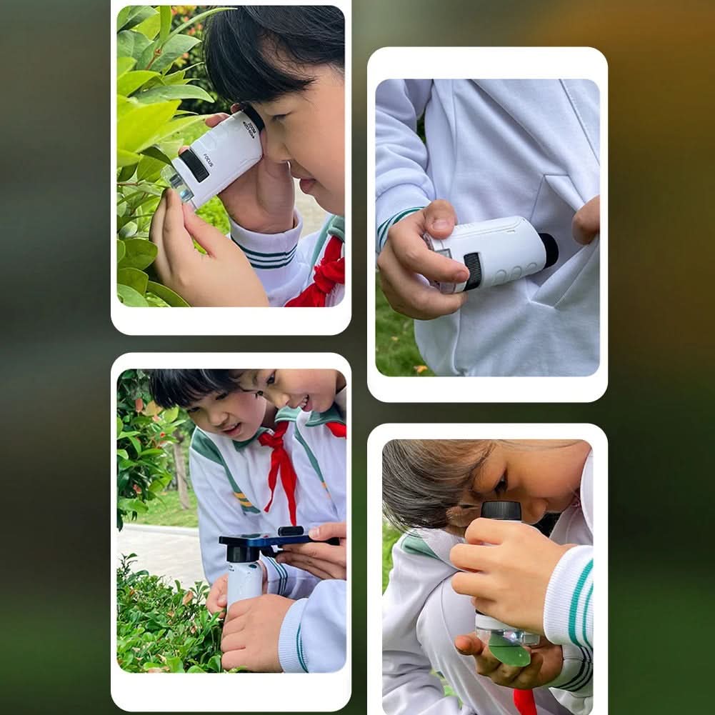 Portable Microscope for Young Explorers, Discover Hidden Details On Every Walk With A Pocket Companion