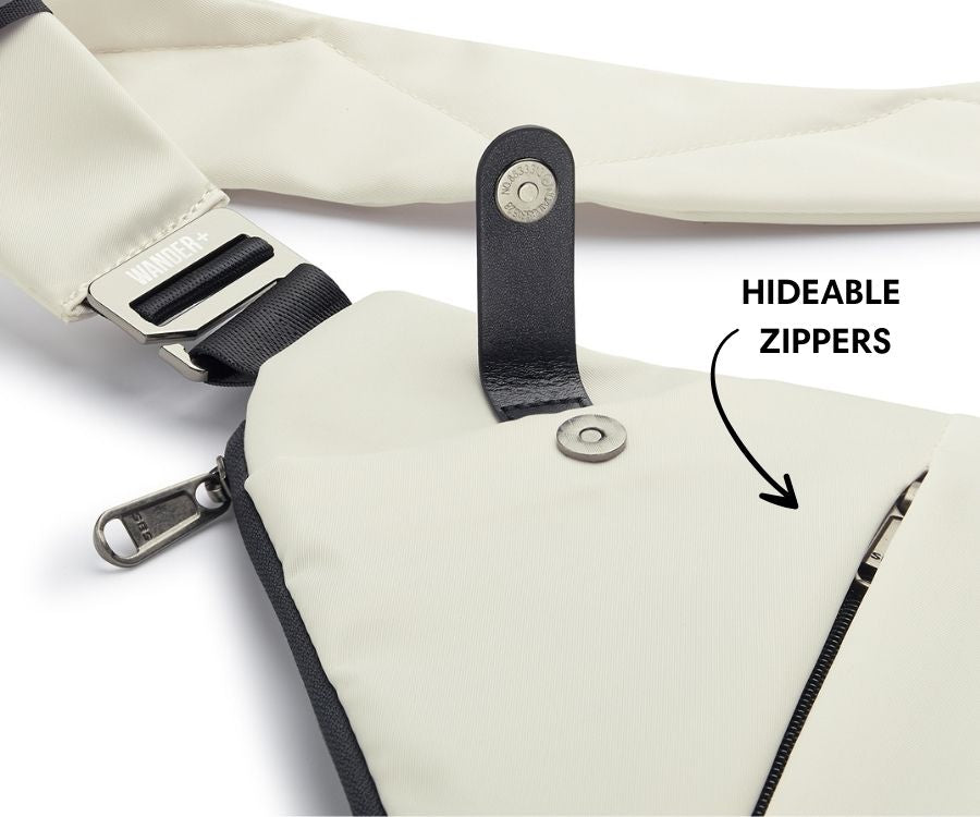 Anti-Theft Travel Bag – Hidden Zippers and Front-Facing Security