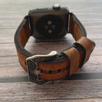 Correa de cuero tradicional para Apple Watch de Bramble Rivet