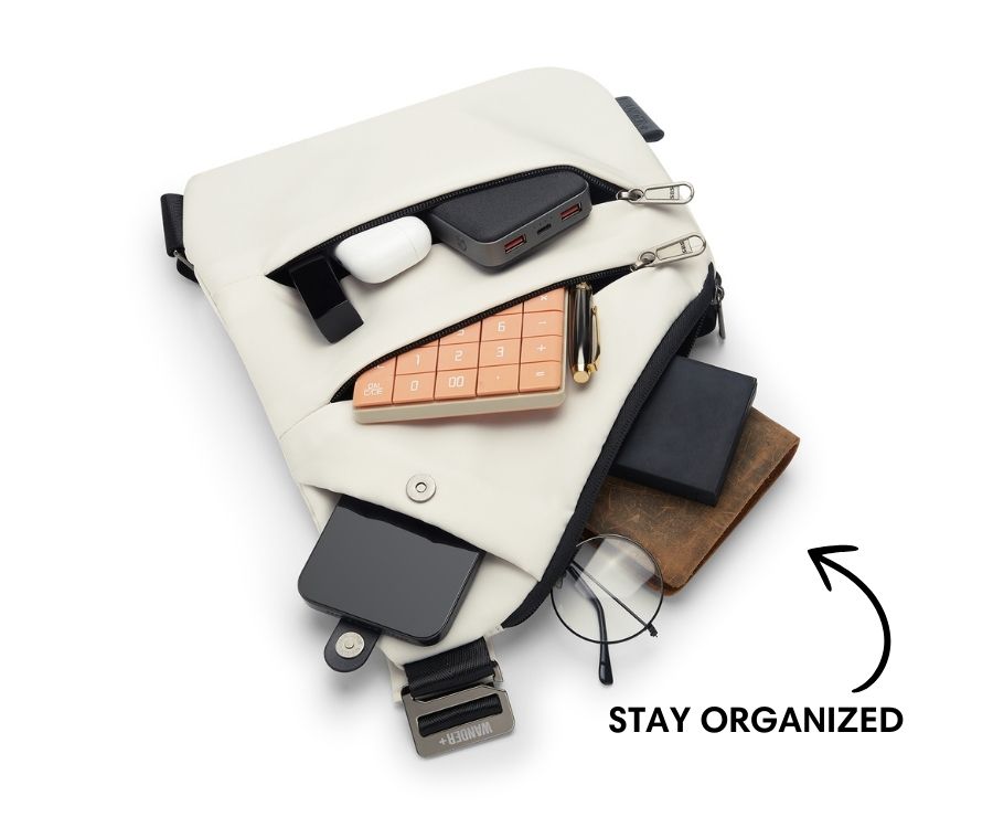 Anti-Theft Travel Bag – Hidden Zippers and Front-Facing Security