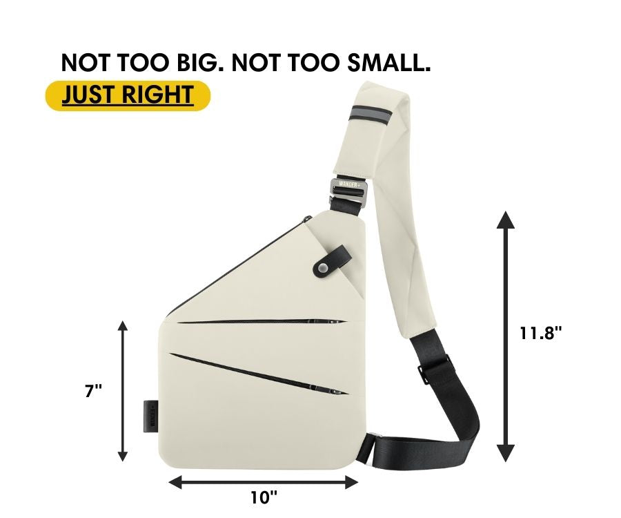 Anti-Theft Travel Bag – Hidden Zippers and Front-Facing Security