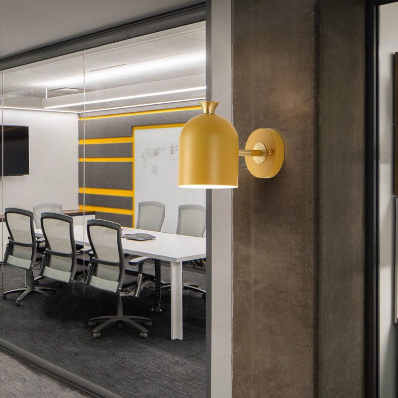 LumaArc Applique da Parete Cilindro in Metallo Una Lampada