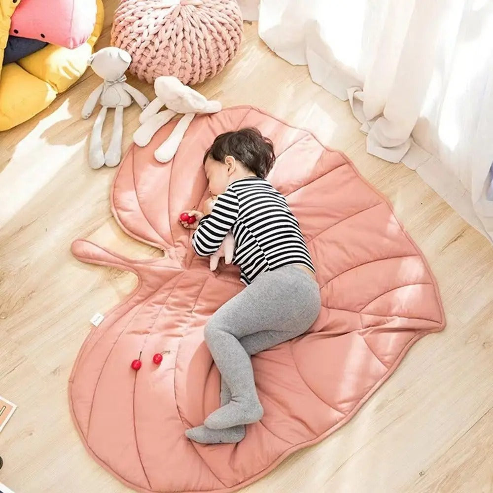 Cool Breathable Dog Mat Leaf Shaped Washable For Pets