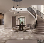 Avella Dråbeformet Glas Lysekrone