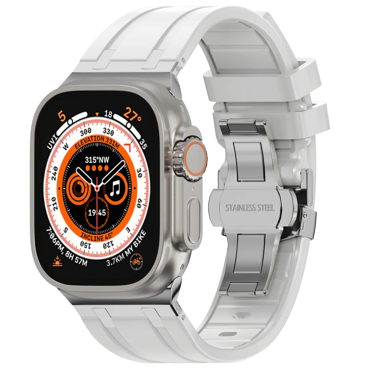 Vellora silikonový pásek s motýlkovou sponou pro Apple Watch | Petprovac