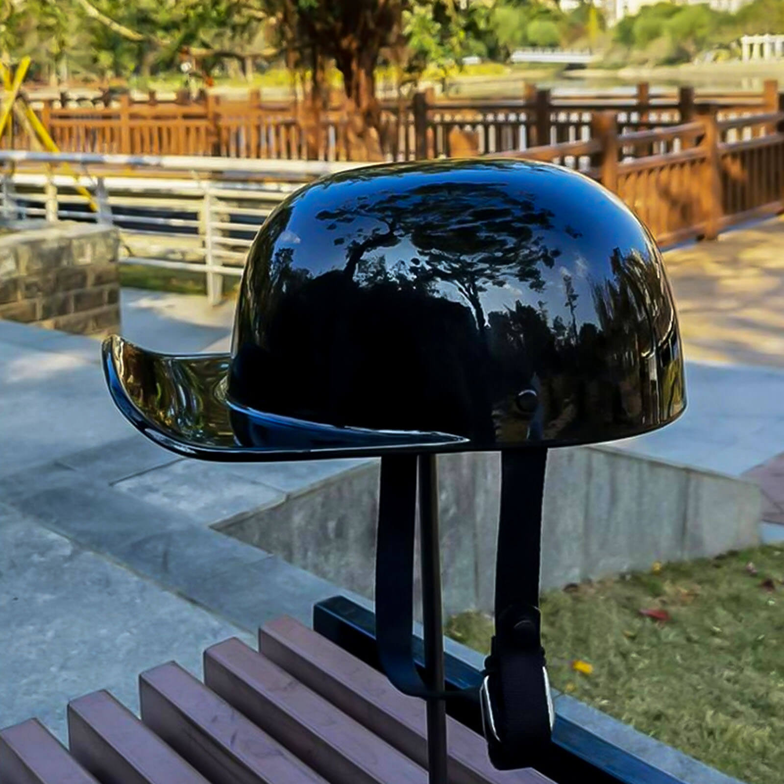 StrataCap DOT Konforlu Günlük Sürüş İçin Baseball Kask Şapka