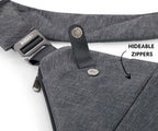 Anti-Theft Travel Bag – Hidden Zippers and Front-Facing Security