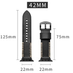 Hand-Sewn Leather Band for Apple Watch