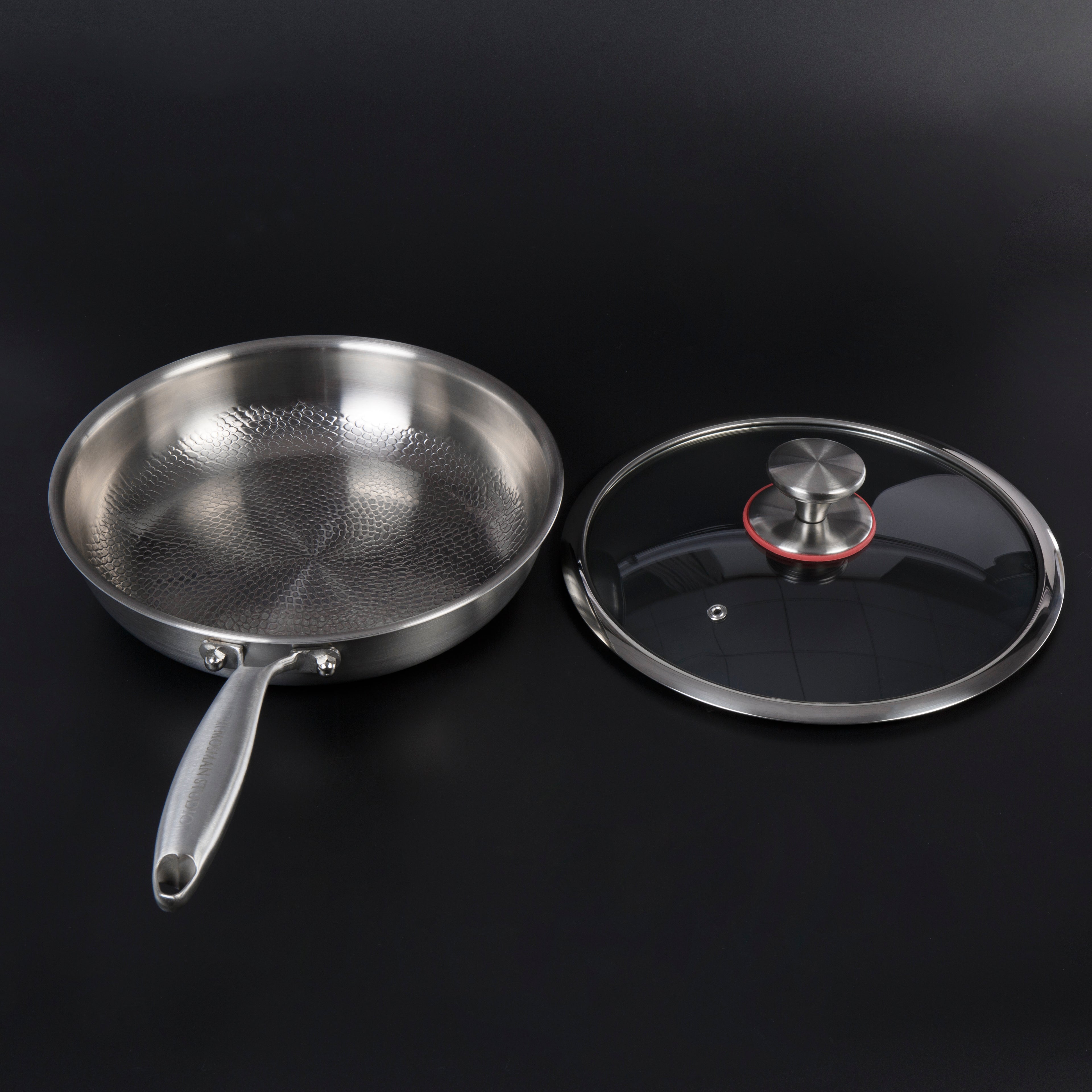 Kuali Menggoreng Nonstick Dalaman Titanium Tulen NovaTi Tiada Salutan Memasak Selamat