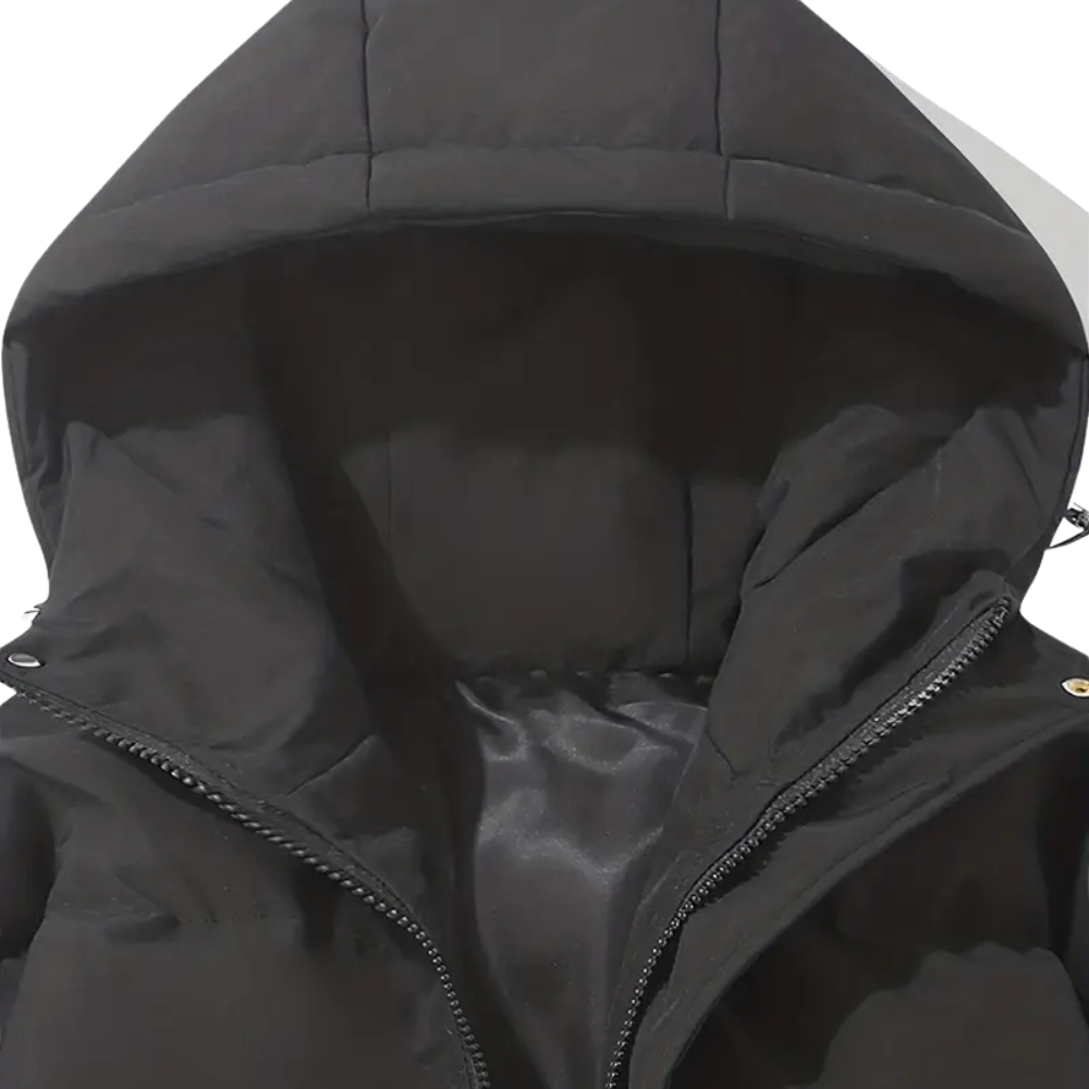 Chaqueta acolchada con capucha para mujer AstraNova, aislante para el calor del invierno