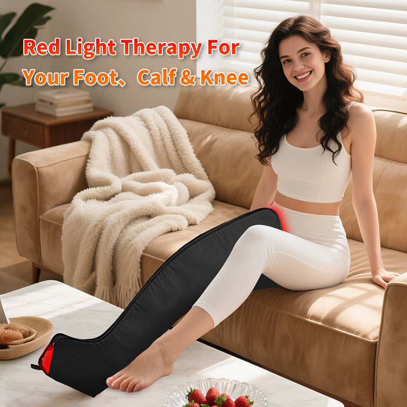 Leg Reset – Full-Leg Red Light Therapy Wrap for Circulation, Comfort & Daily Recovery