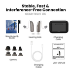 クラリボ 充電式 耳かけ型 補聴器 雑音抑制機能付き