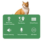 Justerbar vandtæt GPS-sporer til kæledyr med ubegrænset rækkevidde