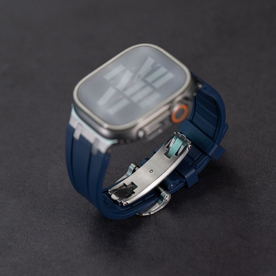 VeroFit | حزام سيليكون سميك مع محول التيتانيوم لساعة آبل | Petprovac