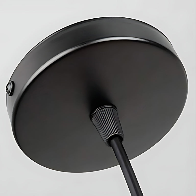 ApexOrb ブラックアイアン インダストリアル シーリングペンダントライト