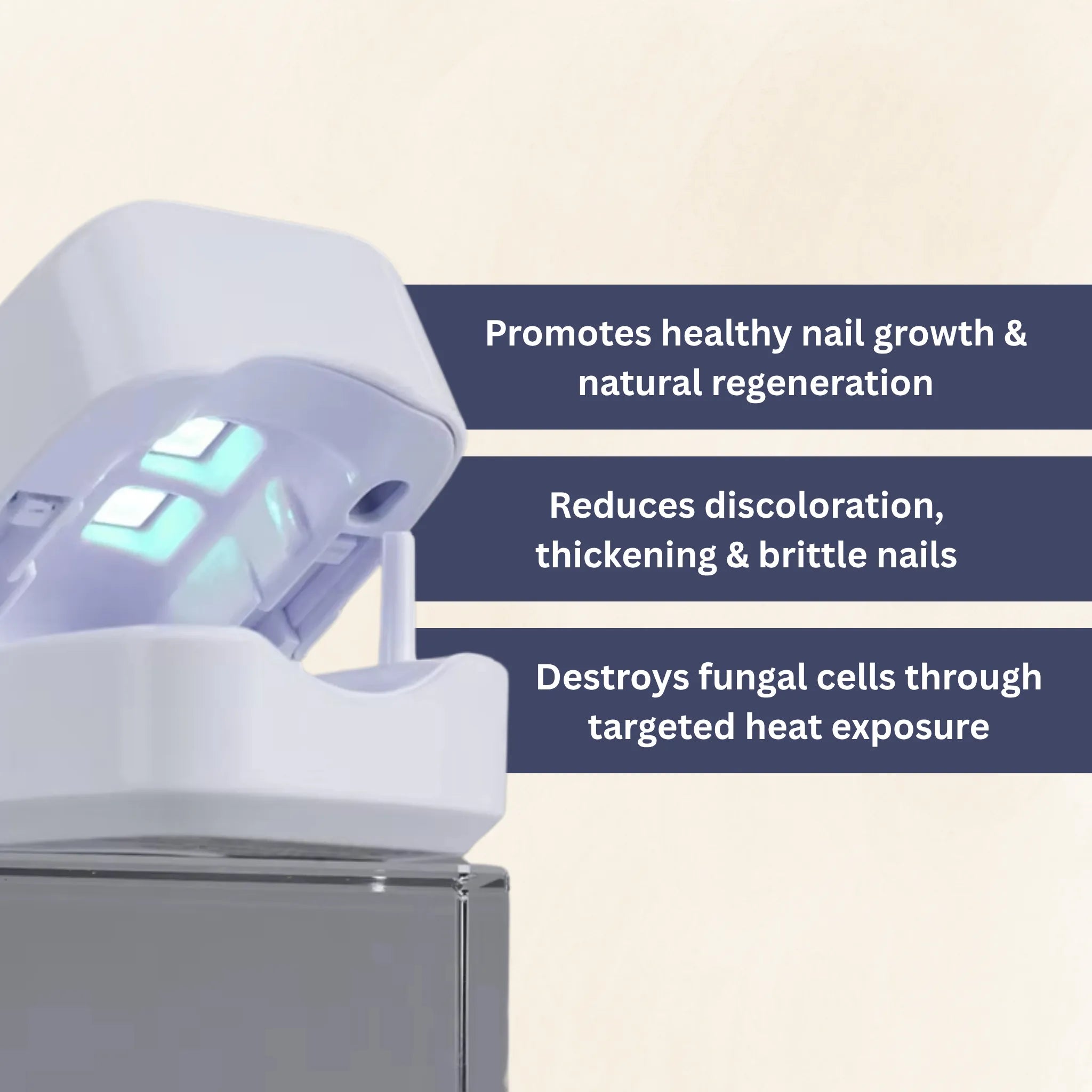 Peranti Terapi Kuku UV Mudah Alih LuminaNail untuk Penjagaan di Rumah