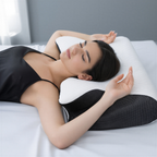 Orthopedic Contour Pillow With Memory Foam For Neck Support