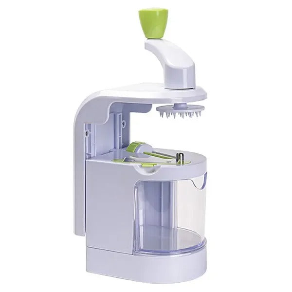 Spiralizzatore per Verdure 4-in-1 con Lama Rotante e Ventosa per Zoodles
