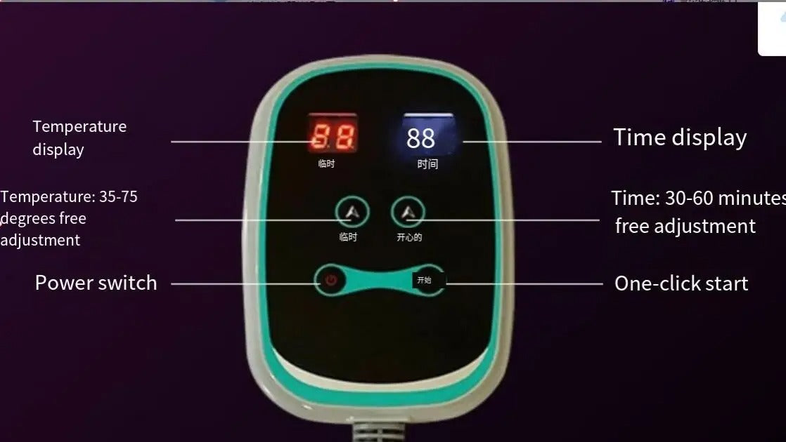 AureaHeat Infrarød Sauna Tæppe Bærbar Detox og Afslapning