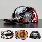Moto baseballpetstijl helm met DOT- en ECE-certificering