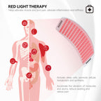 Wireless Red Light Therapy Pad & Belt – 660nm & 850nm Relief for Muscles, Joints & Pets