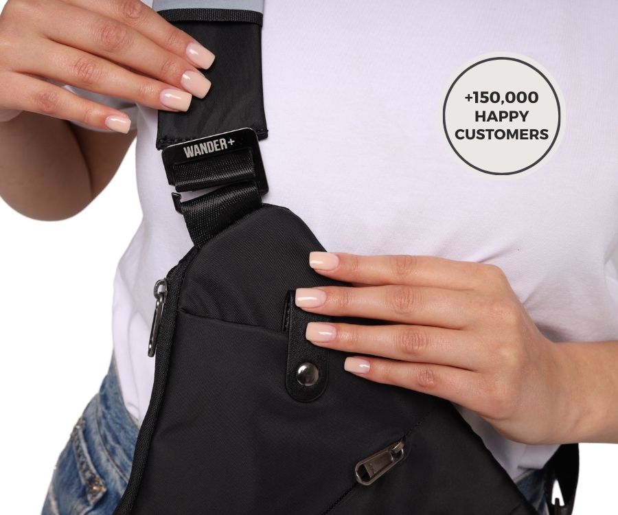 Anti-Theft Travel Bag – Hidden Zippers and Front-Facing Security