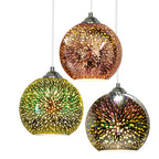 Prismora 3D Glass Dome Pendant Light - Colorful Modern