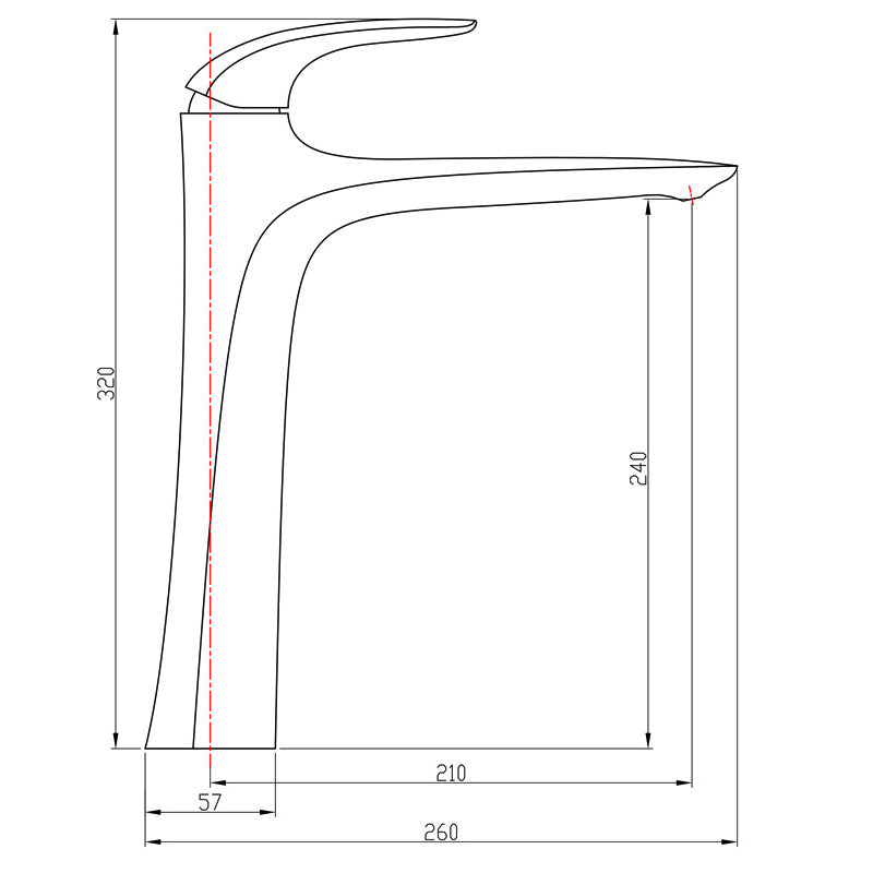 Cavelle Single-Handle One-Hole Vessel Bathroom Sink Faucet | Petprovac