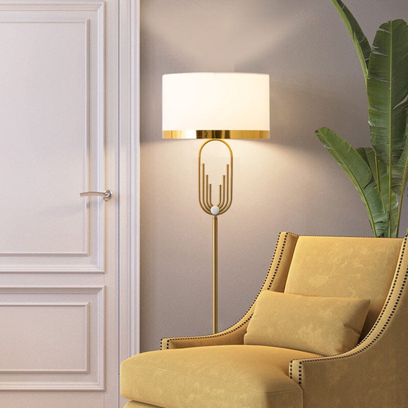 Aurelia | Art Deco Floor Lamp in Gold