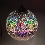 Prismora 3D Glass Dome Pendant Light - Colorful Modern