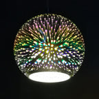 Prismora 3D Glass Dome Pendant Light - Colorful Modern