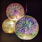 Prismora 3D Glass Dome Pendant Light - Colorful Modern