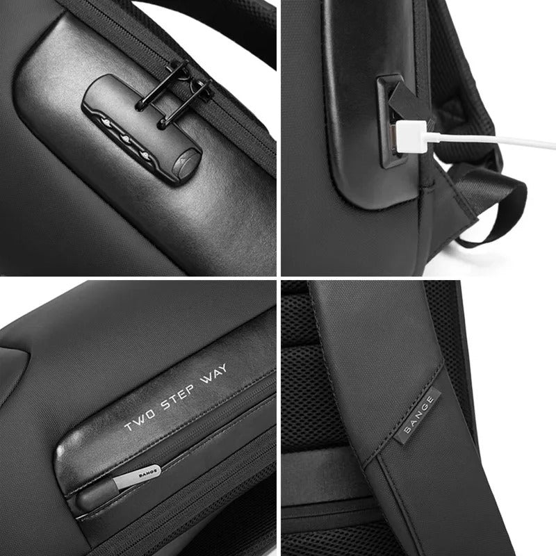 Secure Travel Backpack With 15.6 Inch Laptop Compartment And Water Resistant Build