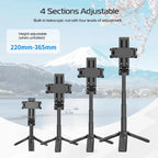 LumaFlex Bluetooth Selfiestang med 360° roterende holder