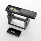 NyraArc ガラスディフューザー付き幾何学的屋外壁掛けライト