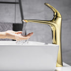 Cavelle Single-Handle One-Hole Vessel Bathroom Sink Faucet | Petprovac
