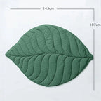 Cool Breathable Dog Mat Leaf Shaped Washable For Pets