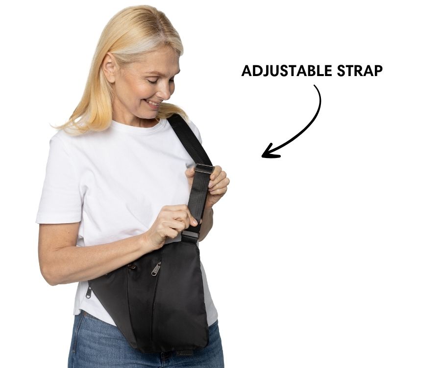 Anti-Theft Travel Bag – Hidden Zippers and Front-Facing Security