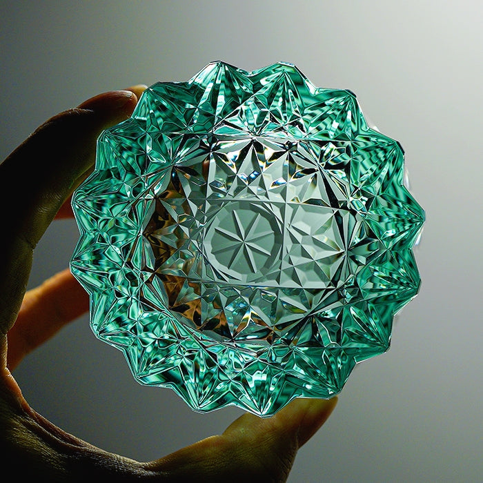 Togane | Copos de Whisky Estilo Kiriko Multicoloridos com Caixa de Madeira | Petprovac