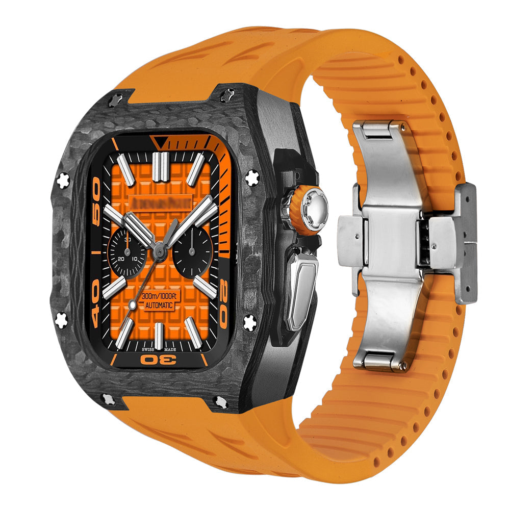 Novex カーボンファイバー製 Apple Watch Ultra 用レトロフィットケースキット | Petprovac