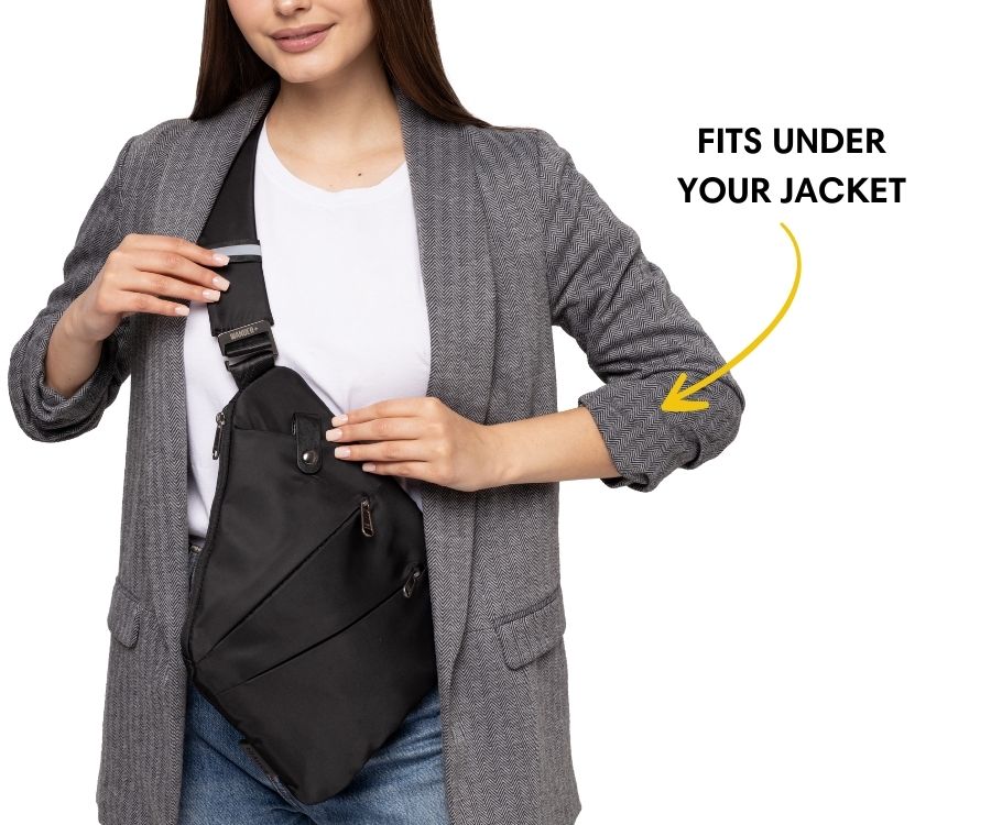 Anti-Theft Travel Bag – Hidden Zippers and Front-Facing Security