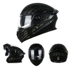 Kask FlipGuard zatwierdzony przez DOT z podwójnymi szkłami dla motocyklistów