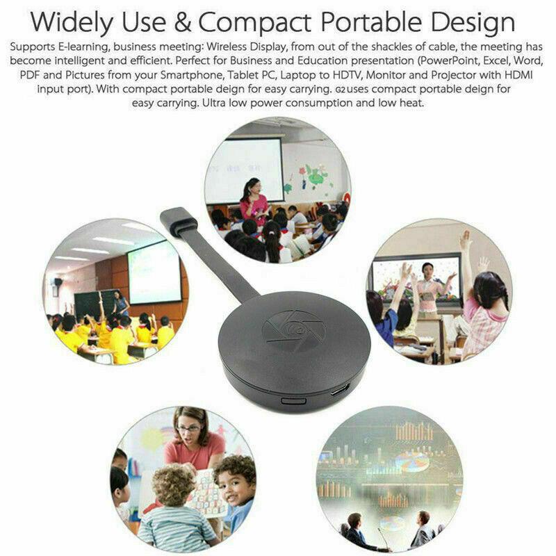 Hordozható Vezeték nélküli 1080P HDMI Képernyőtükröző Vevő