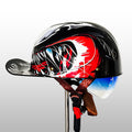 Capacete Estilo Boné de Baseball para Moto com Certificação DOT e ECE